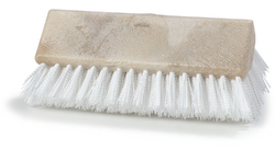 10" HI LO SCRUB BRUSH WHT, 2EA/CS